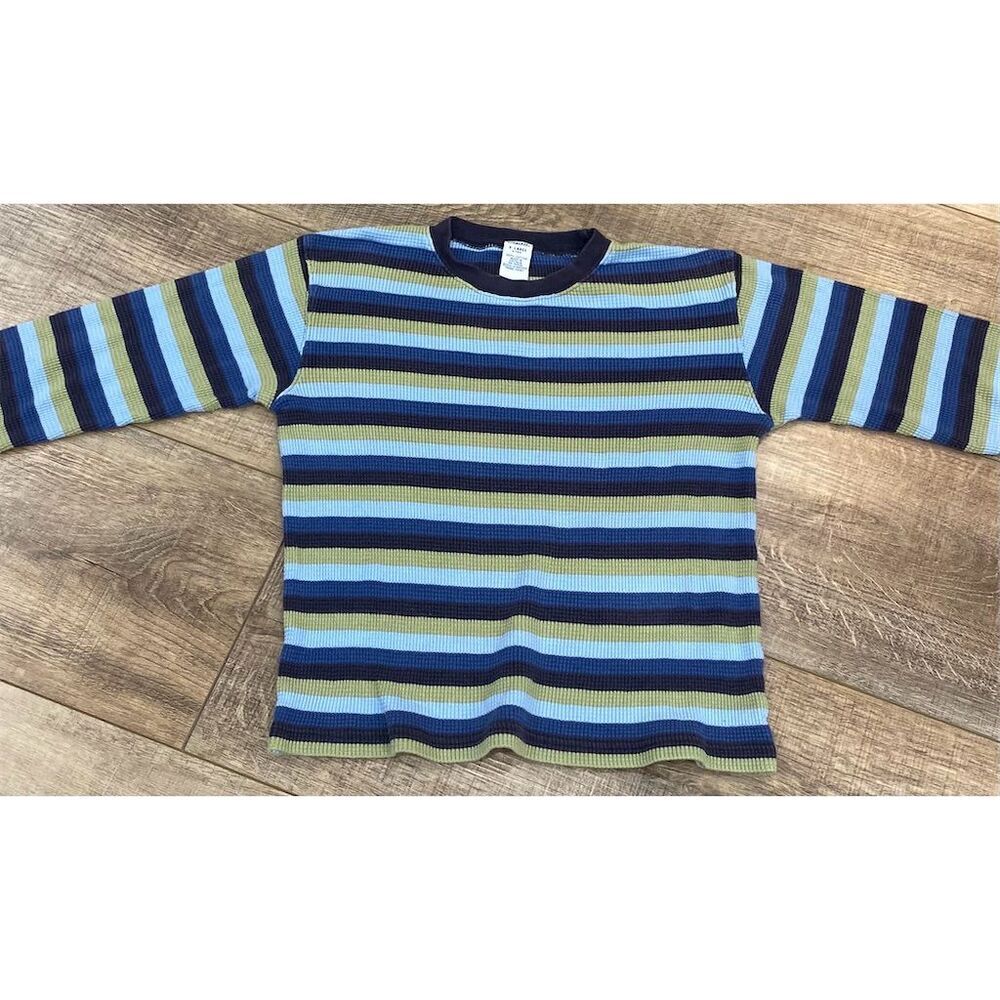 Vintage Boys Striped Long Sleeve Pullover Multicolor XL Gymboree size 6